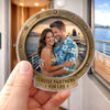 Personalized Photo Cruise Ship Door Magnet – Gifts For Couple – Sailing Into Our Next Adventure