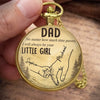 Personalized Pocket Watch – Gifts For Dad, Grandpa – Forever Thankful For Dad