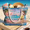 Personalized Beach Bag – Travel Gifts For Women – Poolside State Of Mind
