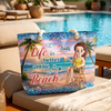 Personalized Beach Bag – Travel Gifts For Women – Poolside State Of Mind