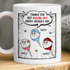 Personalized Mug – Father's Day Gifts For Dad – Thanks For Not Giving Up On Me