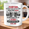 Personalized Mug – Gifts For Son – Watching You Be A Dad