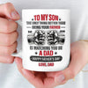 Personalized Mug – Gifts For Son – Watching You Be A Dad