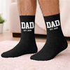 Personalized Crew Socks – Birthday Gifts For New Dads, New Grandpas – New Adventures Await