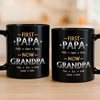 Personalized Black Mug – Gifts For Grandpa, Dad – Built To Be Granddad