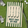 Personalized Golf Towel – Golf Gifts For Dad – Golf More Worry Less
