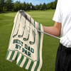 Personalized Golf Towel – Golf Gifts For Dad – Golf More Worry Less