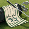 Personalized Golf Towel – Golf Gifts For Dad – Golf More Worry Less