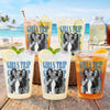 Personalized Photo Party Cups – Travel Gifts For Women – Besties On Island Time