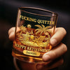 Personalized Whiskey Glass – Retirement Gifts For Women, Men – Enjoy Your New Journey