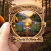 Personalized Door Magnet – Gifts For Campers, Couple – Camping Partners For Life