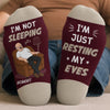Personalized Crew Socks – Gifts For Dad, Grandpa – Professional Eye Rest