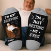 Personalized Crew Socks – Gifts For Dad, Grandpa – Professional Eye Rest