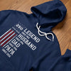 Personalized America 250th Anniversary – Custom T-shirt, Hoodie – Gifts For Dad, Grandpa – Stars Stripes And Legacy