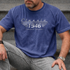 Personalized Washed Cotton T-shirt – Gifts For Dad, Grandpa – Forever Lucky To Have Dad
