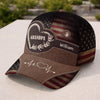 Personalized Baseball Cap – Gifts For Grandpa, Dad – Dad Strength Leads Us