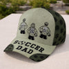 Personalized Baseball Cap – Gifts For Grandpa, Dad, Soccer Lovers – Eat Sleep Soccer Repeat