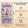Personalized Beach Towel – Travel Gifts For Teachers – Summer Club Roll Call