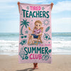 Personalized Beach Towel – Travel Gifts For Teachers – Summer Club Roll Call