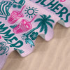 Personalized Beach Towel – Travel Gifts For Teachers – Tired Teacher Summer Club