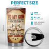 Personalized 3D Effect Printed Tumbler – Birthday Gifts For Son – My Son My Forever Pride