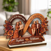 Personalized 2-Layered Wooden Plaque – Gifts For Couple – Growing Old With You