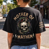 Personalized Father of Mayhem Back Print T-Shirt – Father’s Day Gift For Dad – Raising Tiny Troublemakers