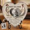 Personalized Photo Heart Shaped Stone – Meaningful Memorial Gift – Forever In Memory