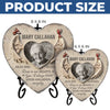 Personalized Photo Heart Shaped Stone – Meaningful Memorial Gift – Forever In Memory