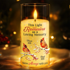 Personalized LED Candle Light – Meaningful Memorial Gift – Love Never Fades It Glows