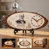 Personalized Wooden Clock – Meaningful Memorial Gift – Forever Remembered, Forever Loved