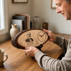Personalized Wooden Clock – Meaningful Memorial Gift – Forever Remembered, Forever Loved