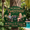 Personalized Wood Sign – Gifts For Couple – Welcome To Our Happy Place