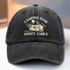 Personalized Vintage Washed Baseball Cap – Gift For Camping Lovers – Camping Is My Therapy