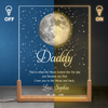 Personalized Walnut Night Light – Gifts For Dad, Grandpa – You Light Up Our Lives