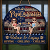 Personalized Wood Sign – Gifts For Couple – Relax And Enjoy