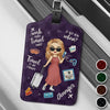 Personalized Luggage Tags – Travel Gift For Women – Wander With Flowers