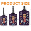 Personalized Luggage Tags – Travel Gift For Women – Wander With Flowers