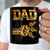 Personalized Black Mug – Gifts For Dad – Built To Be Dad