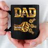 Personalized Black Mug – Gifts For Dad – Built To Be Dad