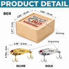 Personalized Fishing Lure – Fishing Gifts For Fisherman, Dad, Grandpa – Hooked On Fishing Life
