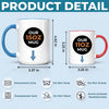Personalized Accent Mug – Gifts For Dad, Grandpa – Proud Dad Strong Legacy