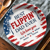 Personalized Ceramic Plate – Father's Day Gifts For Dad, Grandpa – Dad’s Secret Ingredient Is Love
