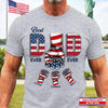 Personalized Unisex T-shirt, Hoodie – Gifts For Dad, Grandpa – The Best Dad Ever