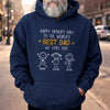 Personalized T-shirt, Hoodie – Gifts For Dad, Grandpa – Best Dad Of The World