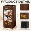 Personalized Photo Pen Holder With Clock – Gifts For Dad, Grandpa – Loved Guided And Inspired By Dad