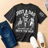 Personalized Back Printed T-Shirt – Birthday Gifts For Dad, Grandpa – Just A Dad