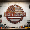 Personalized Metal Sign – Gifts For Dad, Grandpa – The Ultimate Handyman's Corner