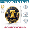 Personalized America 250th Anniversary Commemorative Keepsake Coin – Gifts For Family – Freedom Sounds Strong