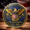 Personalized America 250th Anniversary Commemorative Keepsake Coin – Gifts For Family – Celebrating Liberty Together